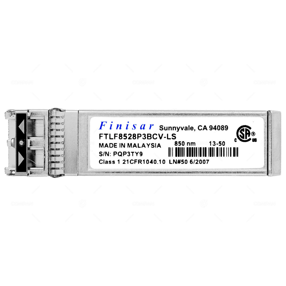 FTLF8528P3BCV-LS FINISAR 8GB SFP+ SW 850NM TRANSCEIVER